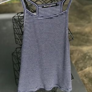 Brandy Mellville tank. Navy and white.